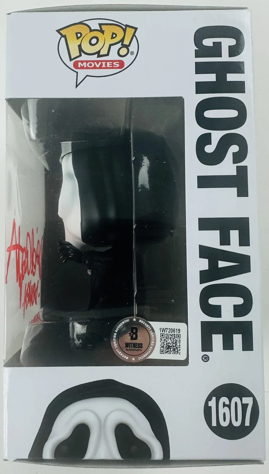 David Arquette — David Arquette signed Ghostface 1607 Funko Scream Horror autograph BAS 619, image 2