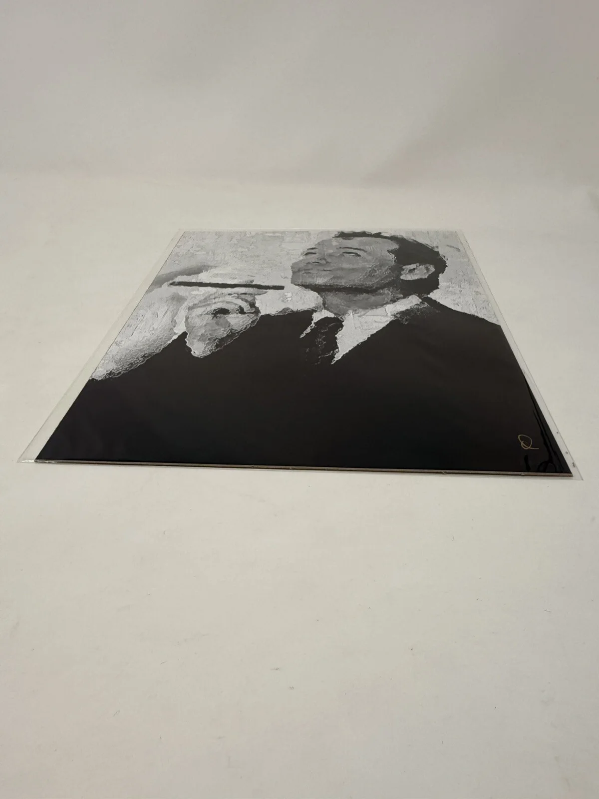 Scrooged artist limited signed 8x10 photo print of Bill Murray in character, изображение 3