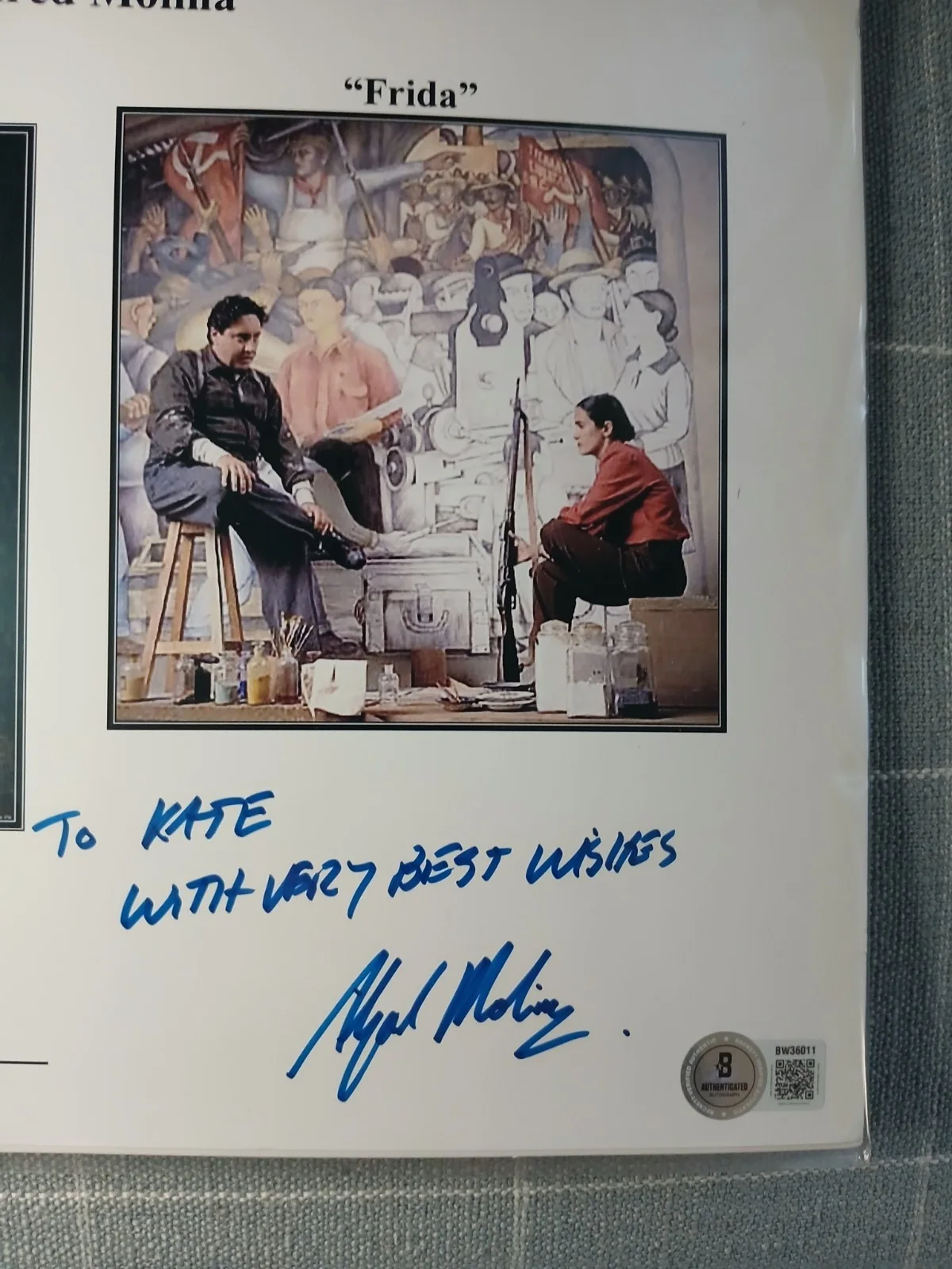 Alfred Molina — Alfred Molina autographed photos from Spider-Man 2 and Frida, image 3