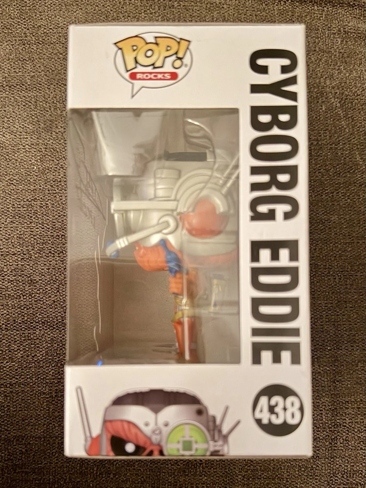 🥁IRON MAIDEN🥁 Cyborg Eddie Funko #438 - SIGNED by Nicko McBrain - Future Past, image 5