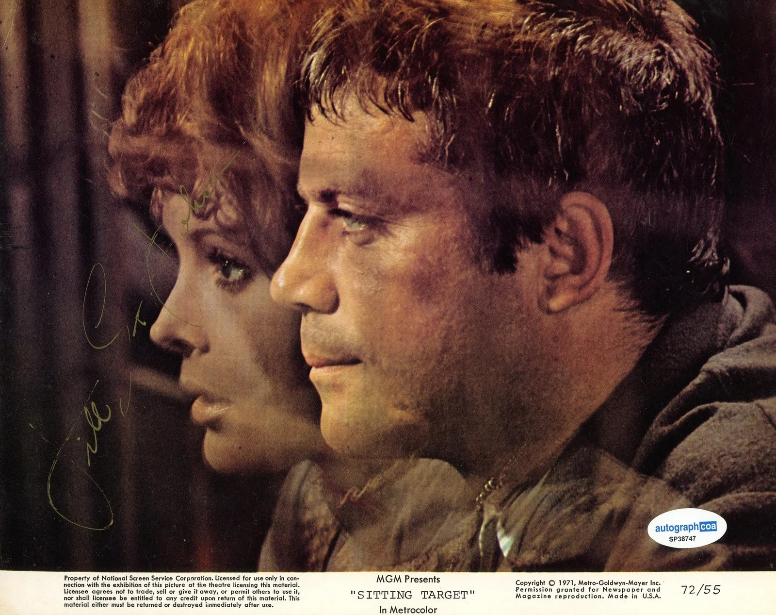 Jill St. John — Jill St. John "Sitting Target" AUTOGRAPH Signed 'Pat Lomart' 8x10 Photo ACOA, image 2