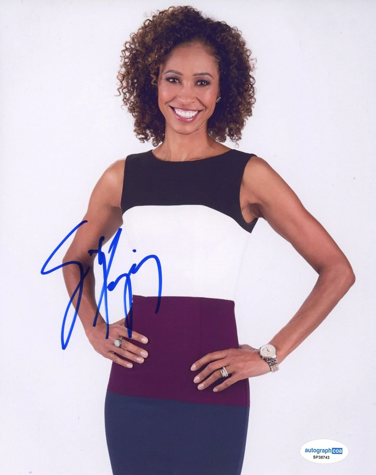 Sage Steele — Sage Steele "SportsCenter" AUTOGRAPH Signed ESPN Autographed 8x10 Photo ACOA, изображение 2