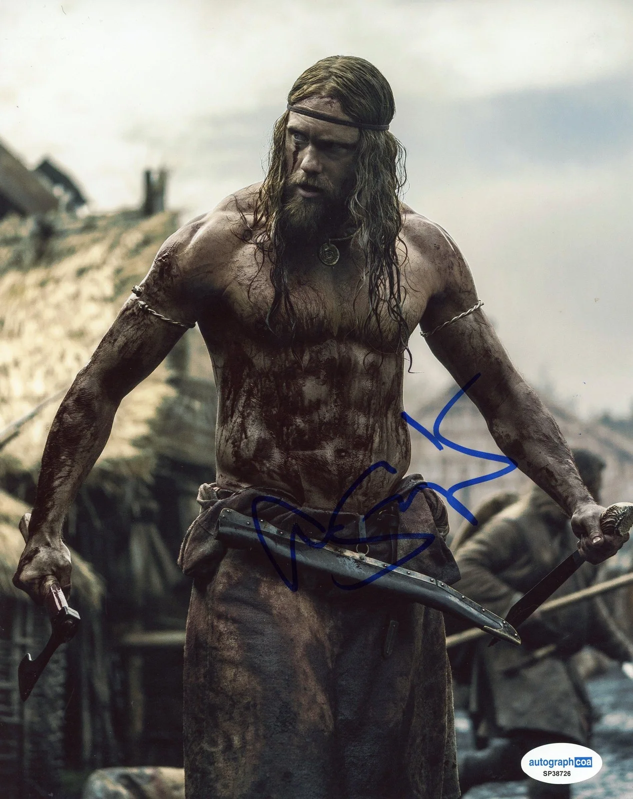 Alexander Skarsgård — Alexander Skarsgard "The Northman" AUTOGRAPH Signed 'Amleth' 8x10 Photo B ACOA, image 2