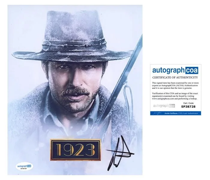 Brandon Sklenar — Brandon Sklenar "1923" Yellowstone AUTOGRAPH Signed 'Spencer' 8x10 Photo I ACOA