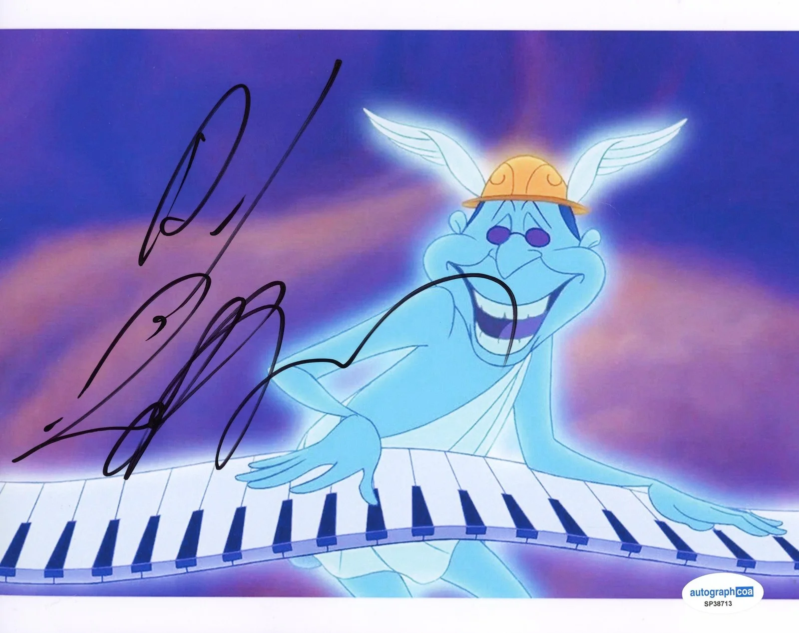 Paul Shaffer — Paul Shaffer "Hercules" AUTOGRAPH Signed Autographed 'Hermes' 8x10 Photo ACOA, изображение 2