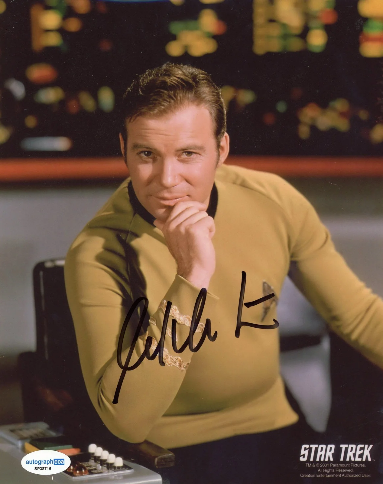 William Shatner — William Shatner "Star Trek" AUTOGRAPH Signed 'Captain Kirk' 8x10 Photo B ACOA, image 2