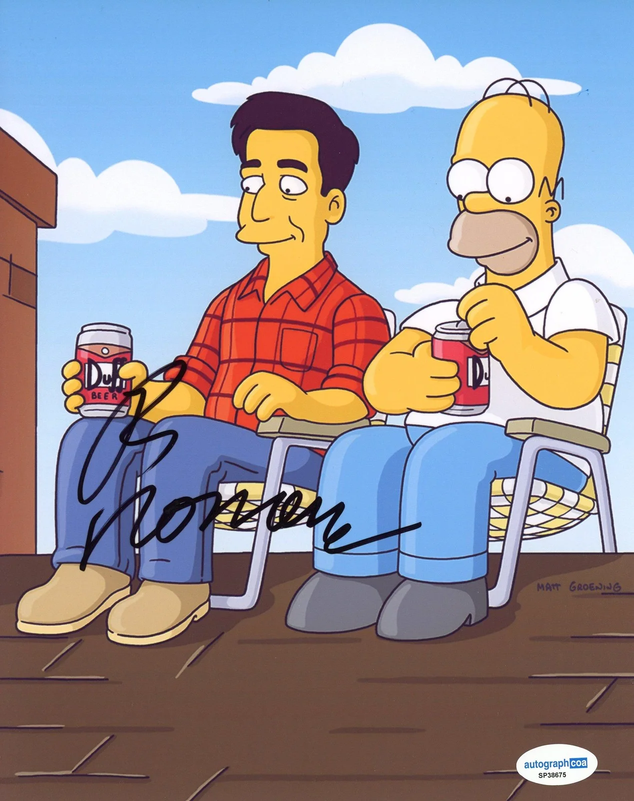Ray Romano — Ray Romano "The Simpsons" AUTOGRAPH Signed 'Ray Magini' 8x10 Photo ACOA, image 2