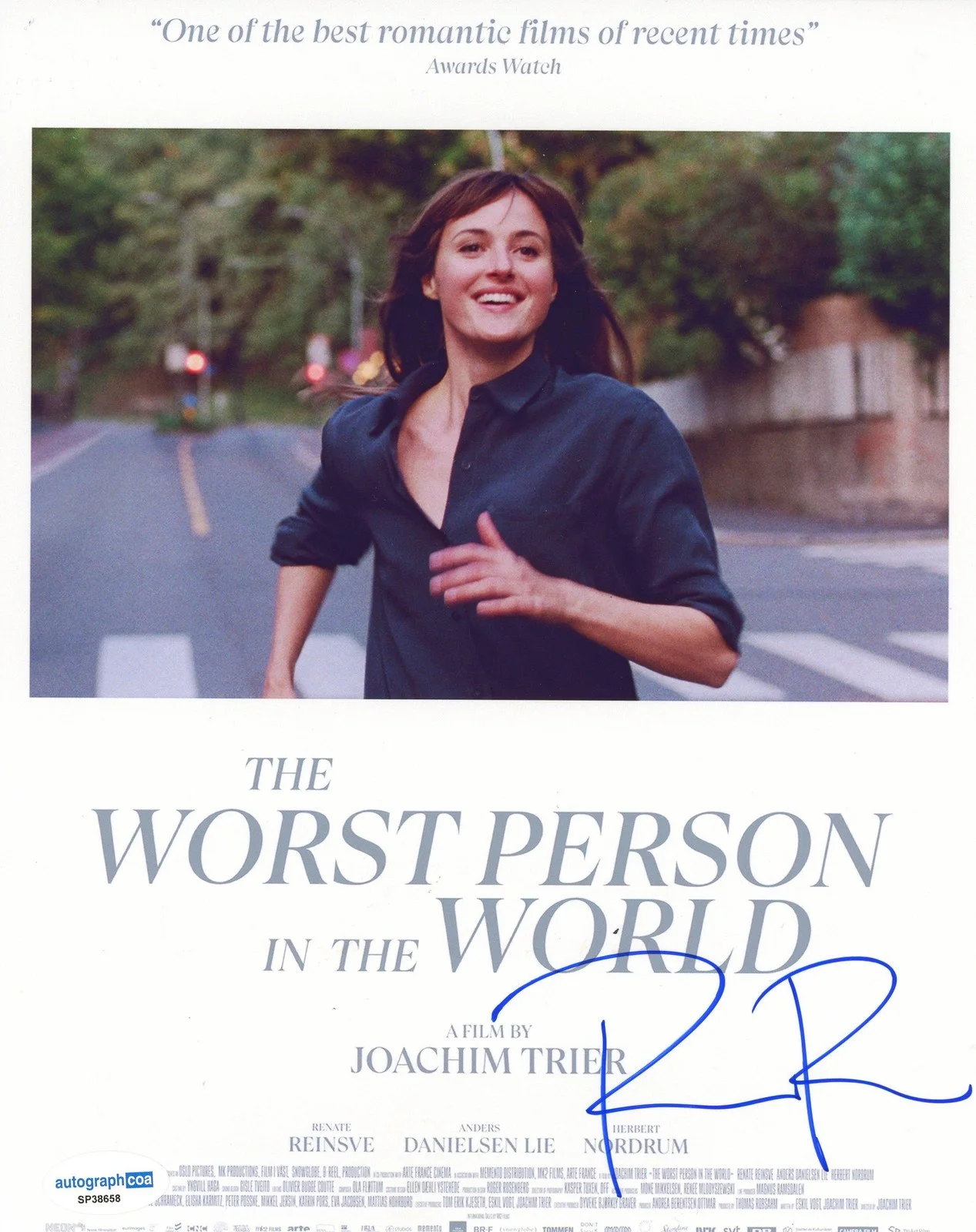 Renate Reinsve — Renate Reinsve "The Worst Person in the World" AUTOGRAPH Signed 8x10 Photo E, изображение 2