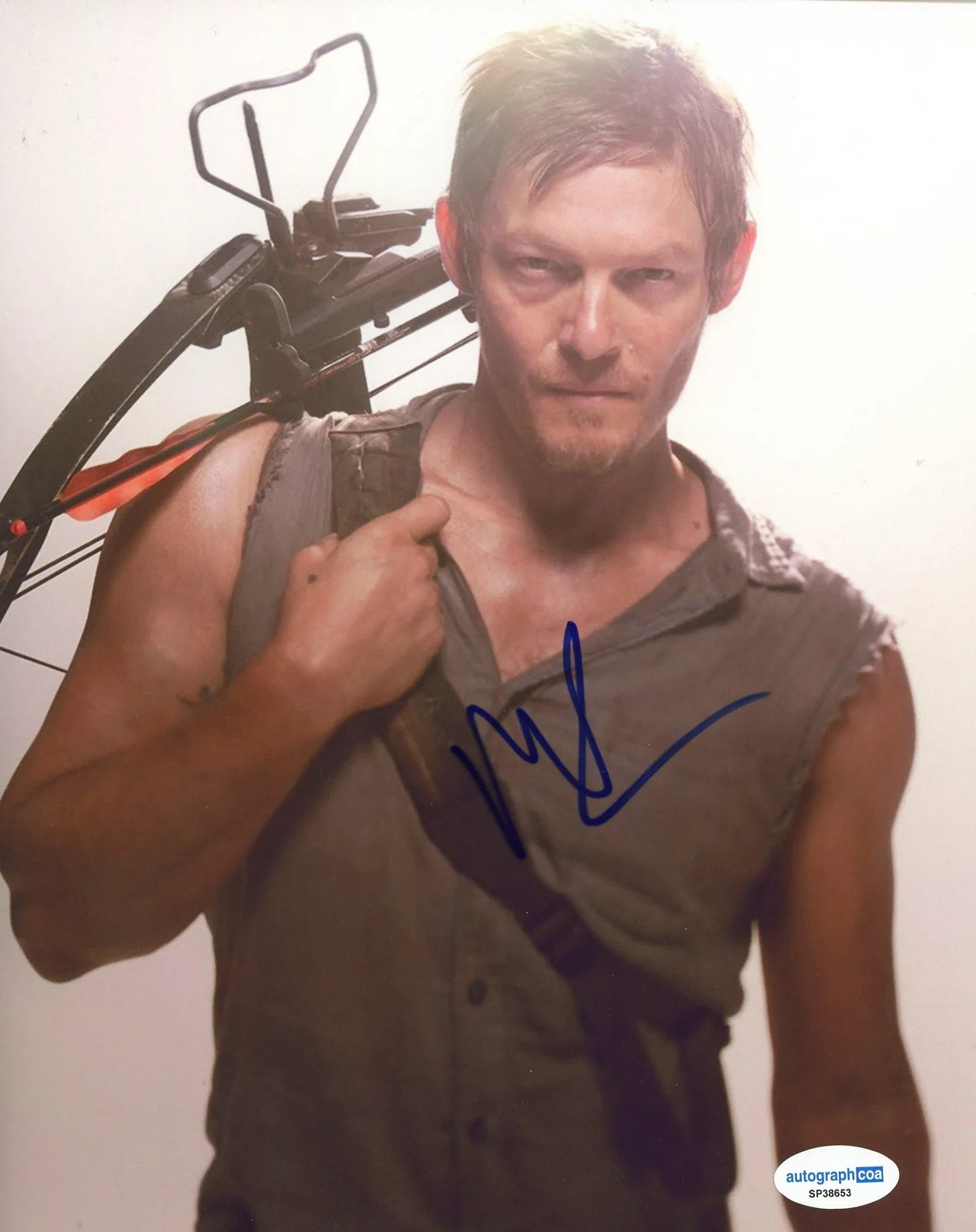 Norman Reedus — Norman Reedus "The Walking Dead" AUTOGRAPH Signed Daryl Dixon 8x10 Photo G ACOA, image 2