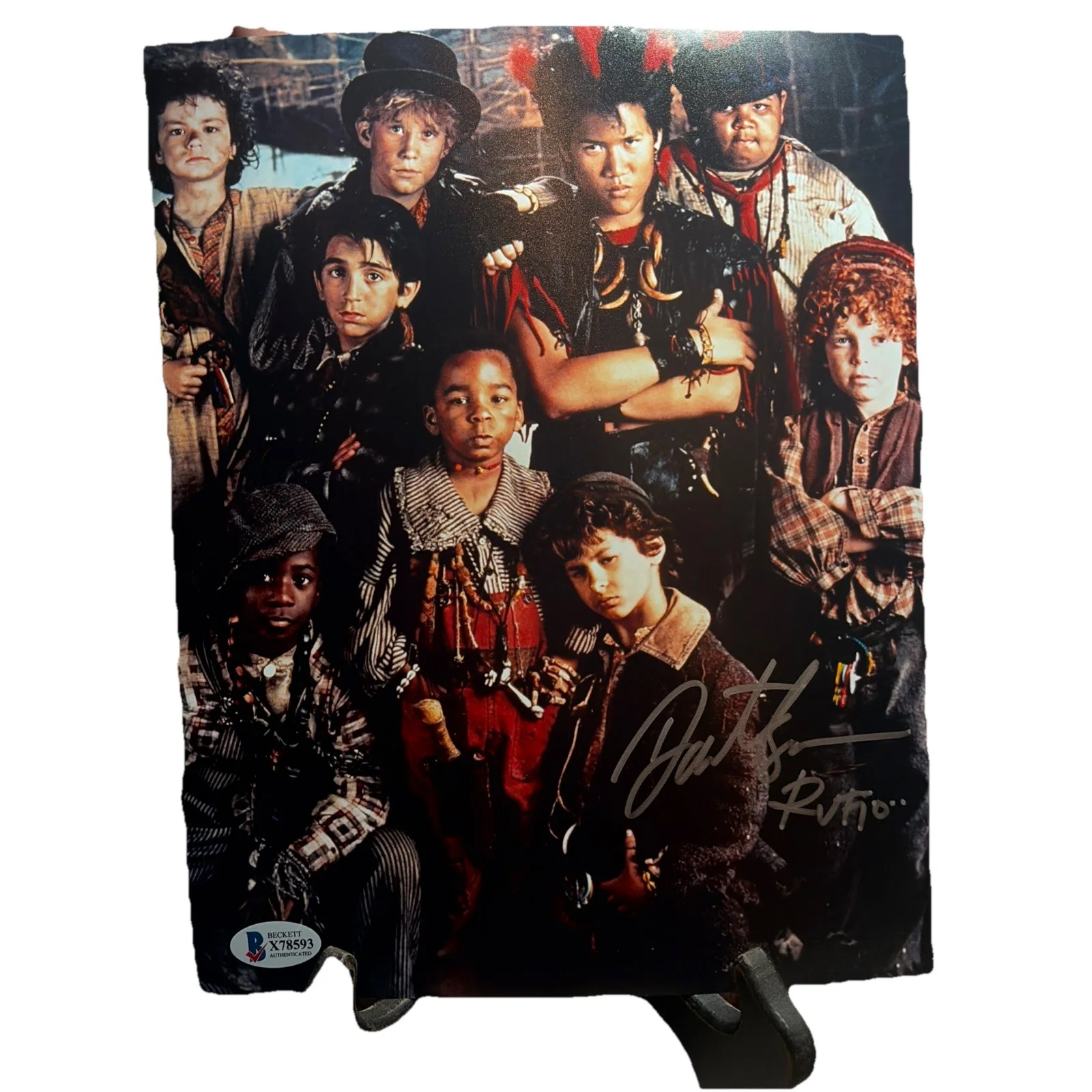 Dante, Basco — Dante Basco (Inscribed "Rufio") Signed 8x10 Lost Boys Photo - Beckett Certified