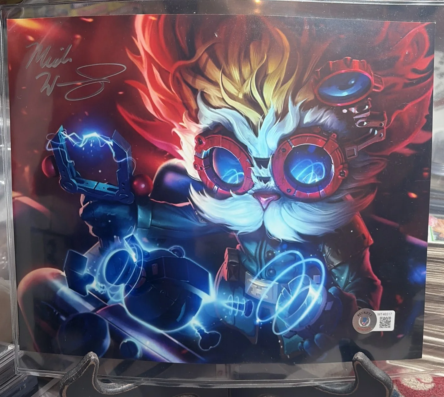 Wingert, Mick — Mick Wingert Signed 8x10 Photo League Of Legends/Arcane - Beckett Authentication, изображение 2