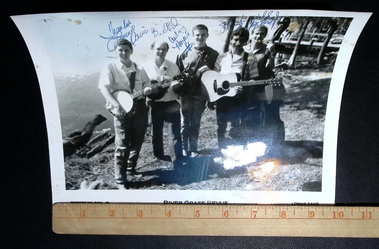 Vintage Signed Photo River Grass Revue Bluegrass Band, image 3