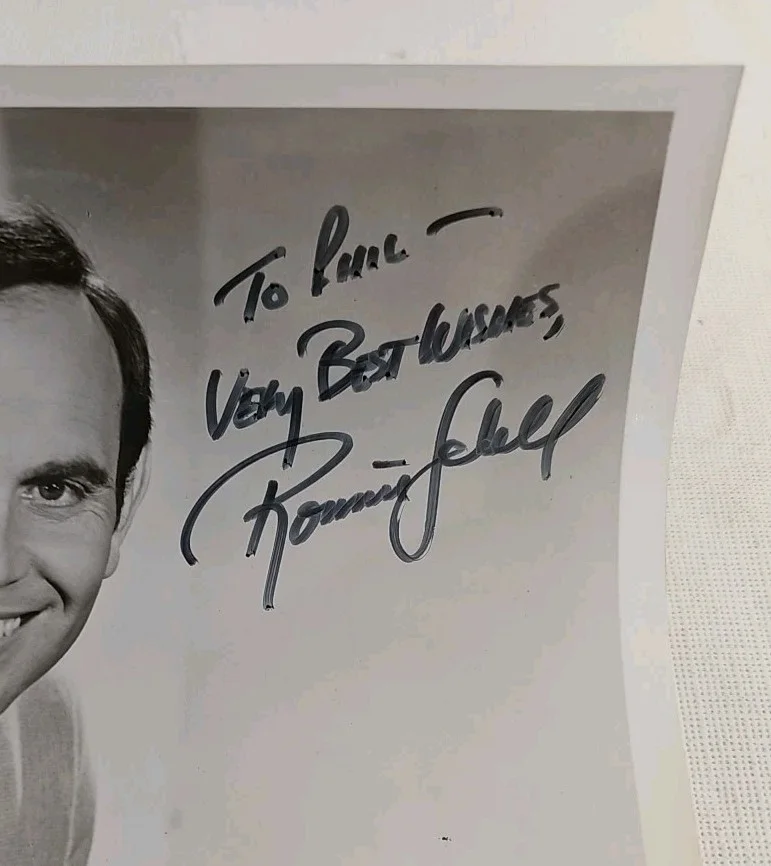 Ronnie Schell — Ronnie Schell Signed 8x10 Photo - William Morris Talent Agency Photo, image 2