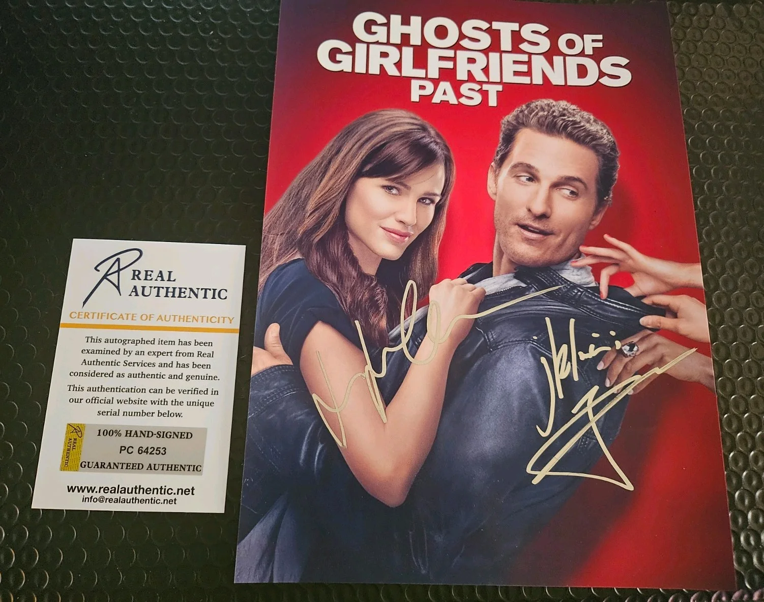 ORIGINAL DUAL AUTOGRAPHS ' GHOSTS OF GIRLFRIENDS PAST 8X12" PHOTO W/COA ❣️, изображение 3