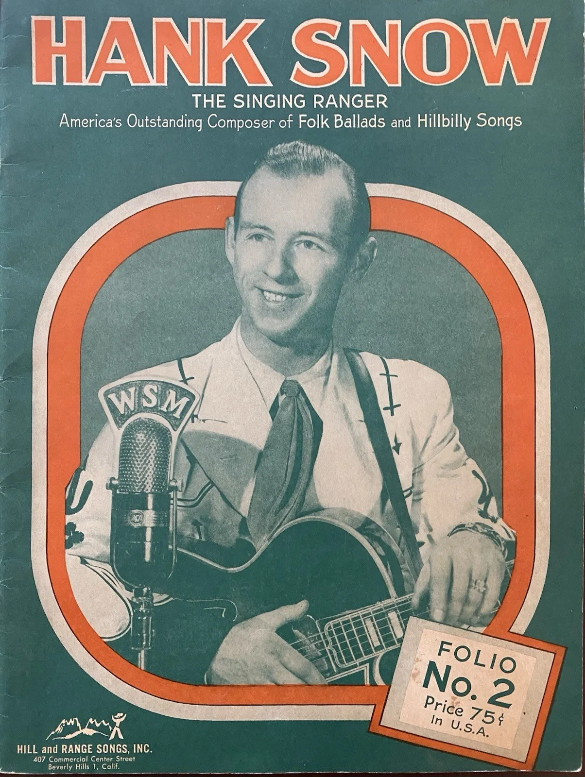RARE Autographed by Hank SNOW & MORE! The Singing Ranger, 8x10 Photo & Folio #2, изображение 3