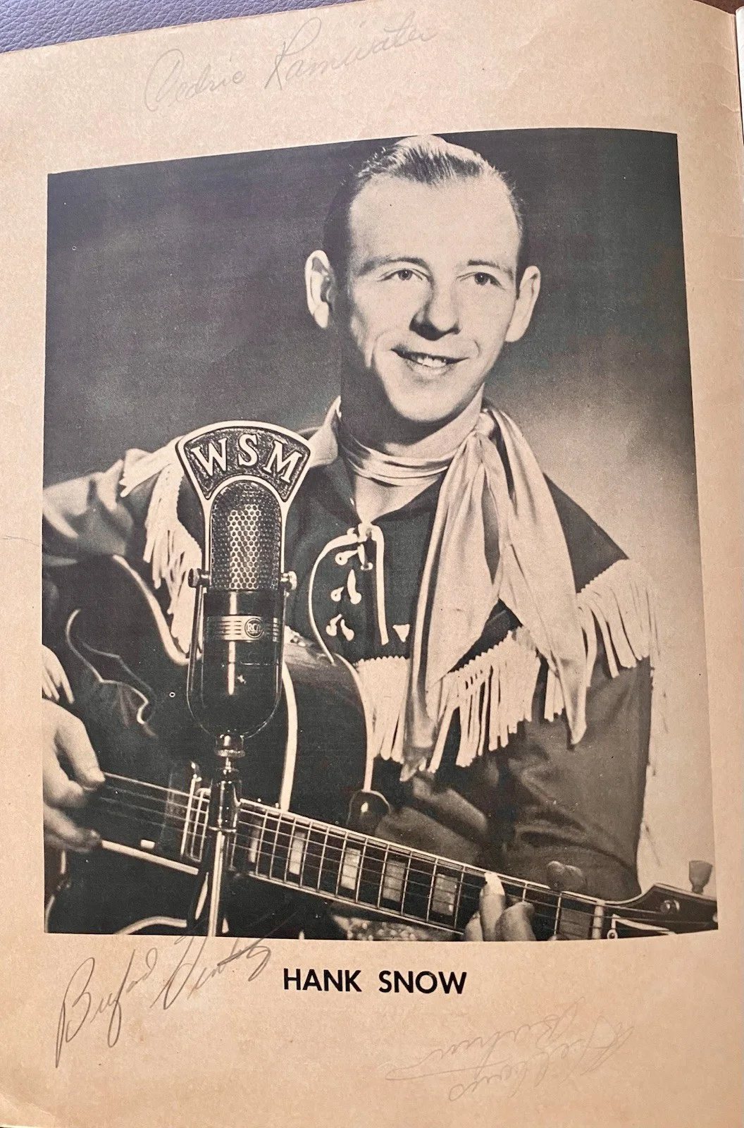 RARE Autographed by Hank SNOW & MORE! The Singing Ranger, 8x10 Photo & Folio #2, изображение 4