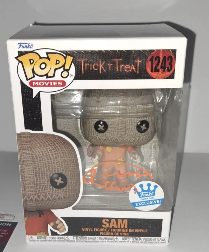 Quinn Lord — Quinn Lord Autograph Signed Funko Pop #1243 SAM Trick 'r Treat COA