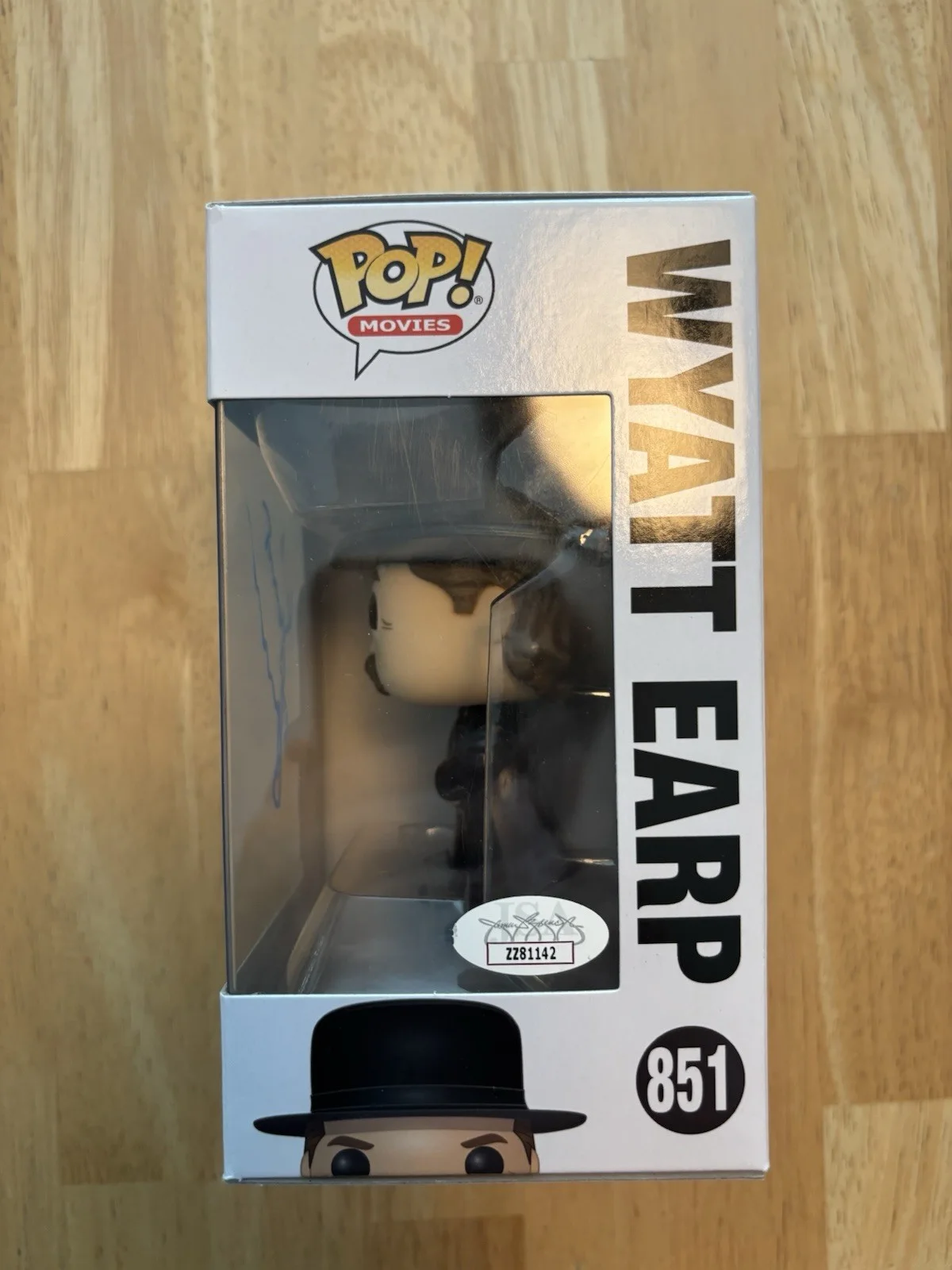 Kurt Russell Signed Official Wyatt Earp Funko Pop Figure Tombstone JSA Loa Rare, изображение 4