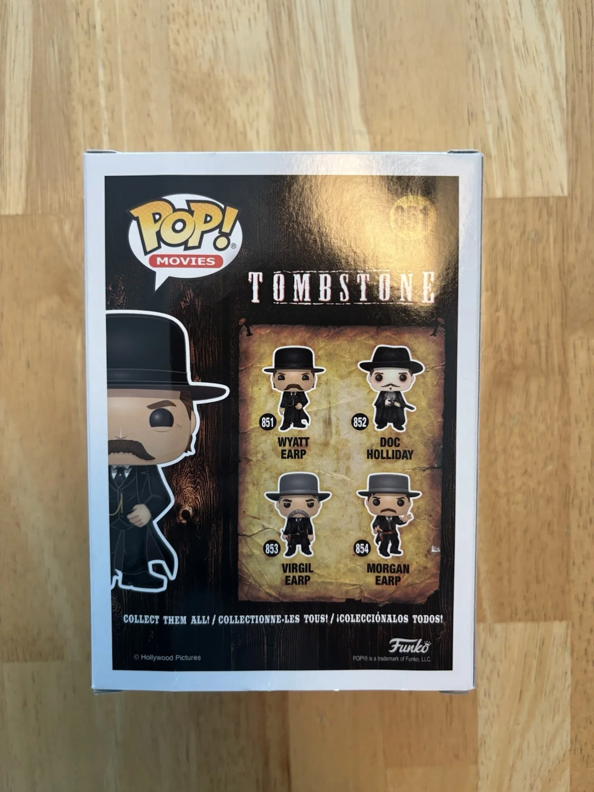 Kurt Russell Signed Official Wyatt Earp Funko Pop Figure Tombstone JSA Loa Rare, изображение 5