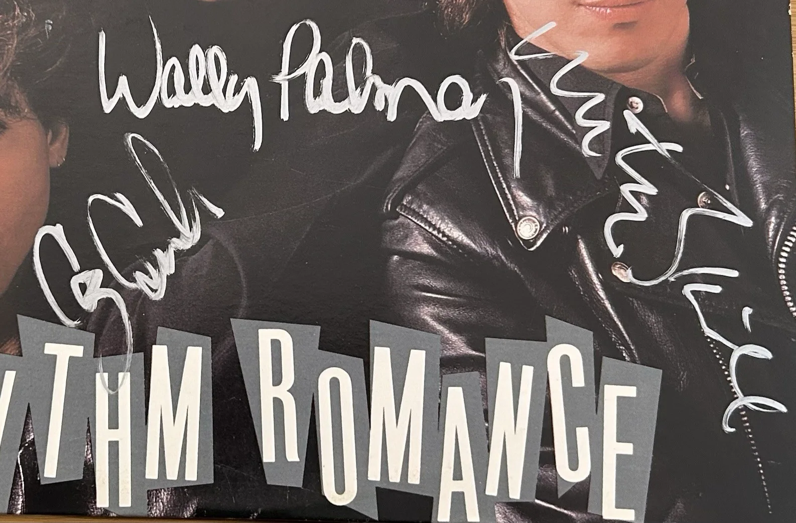 The Romantics "Rhythm Romance" Vinyl - Autographed/Signed - Wally Palmar + 2, image 3