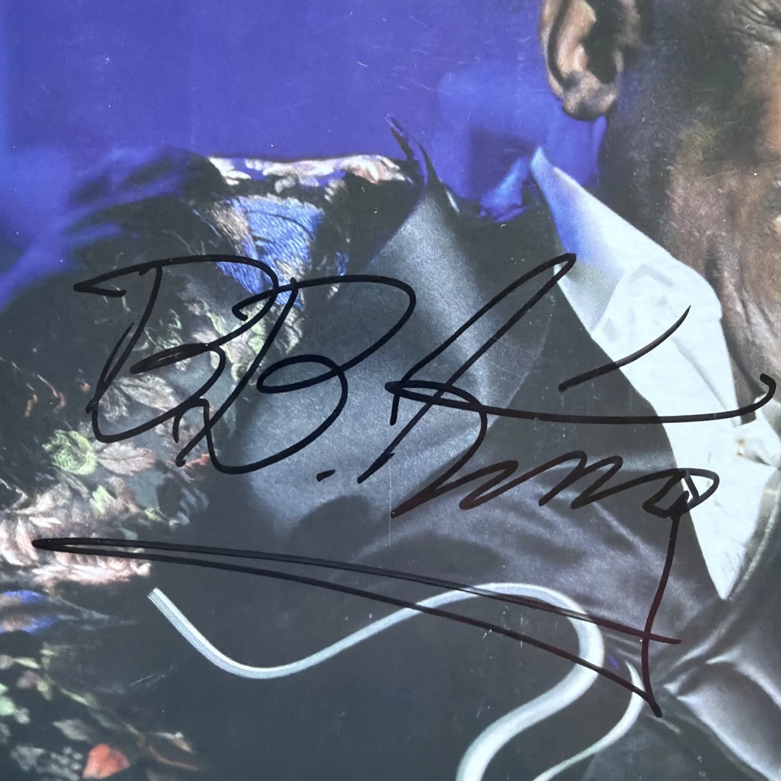 BB King legendary blues guitarist singer songwriter signed autographed photo, изображение 2