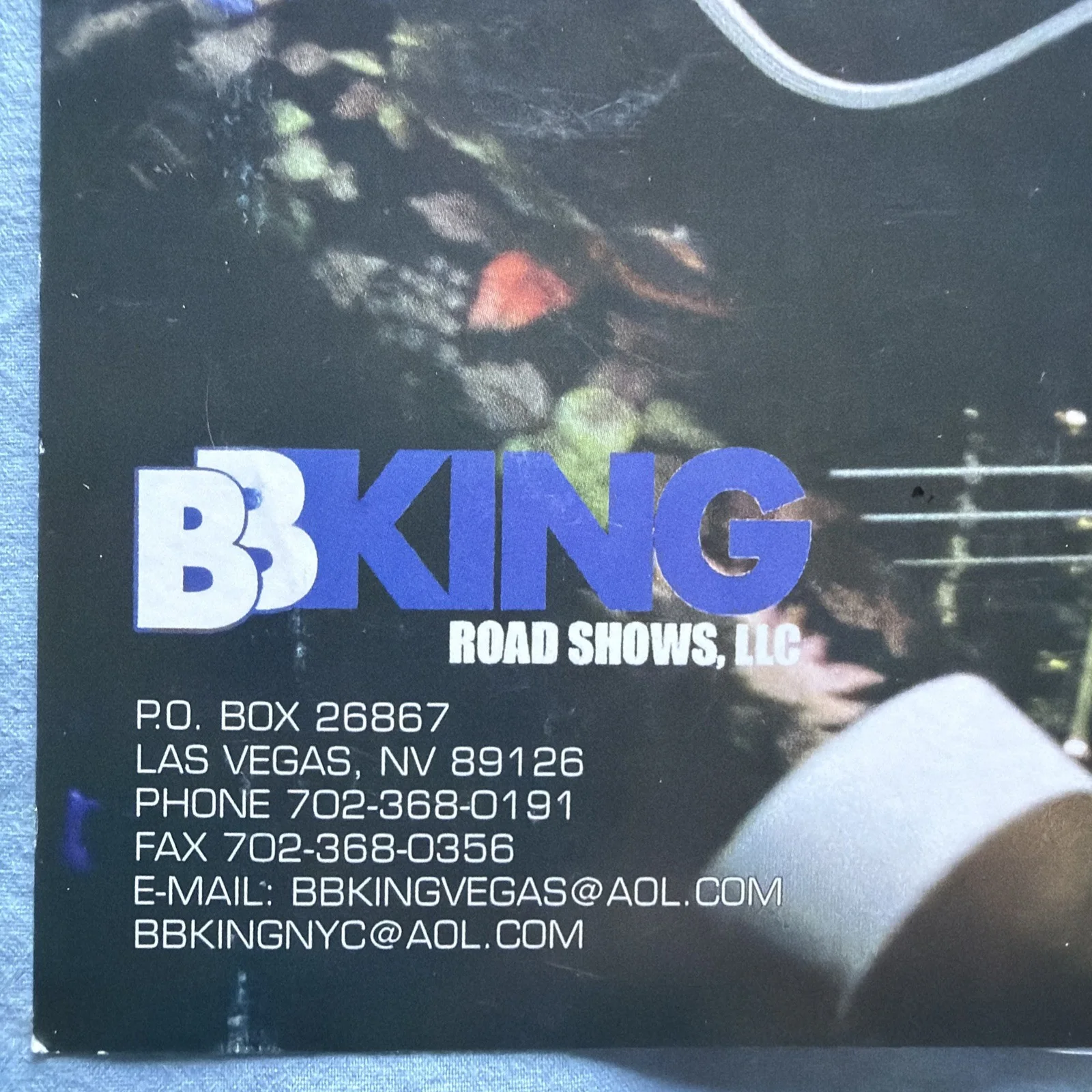 BB King legendary blues guitarist singer songwriter signed autographed photo, изображение 5