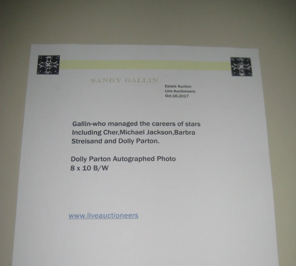 Dolly Parton — Dolly Parton Signed Photo RCA Records with COA B&W Photograph, image 3