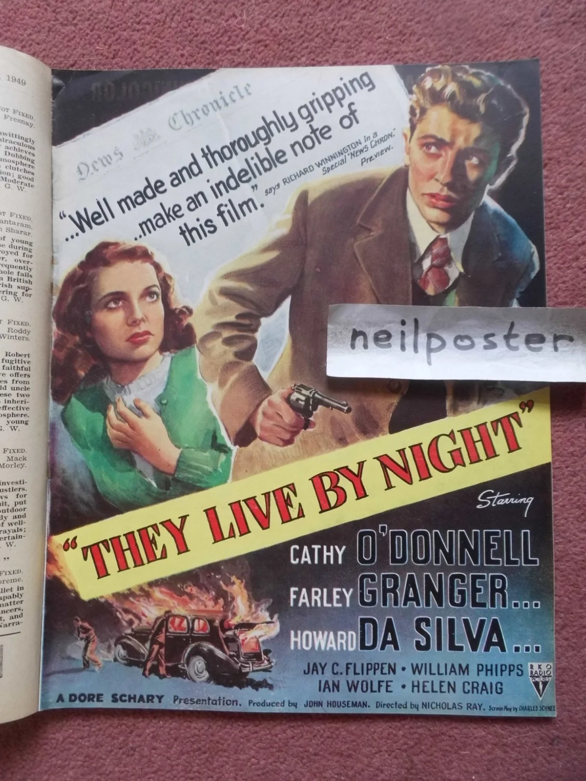 TODAY’S CINEMA (1949) UK trade mag JOAN CRAWFORD, WILLIAM HOLDEN, NICHOLAS RAY, изображение 3