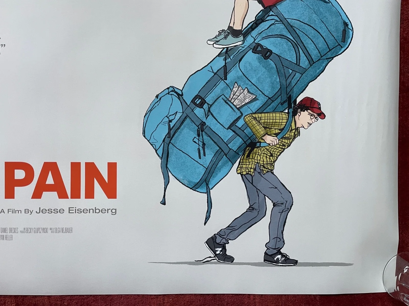 A REAL PAIN (2024) Original Quad Movie Poster Kieran Culkin, Jesse Eisenberg, изображение 5