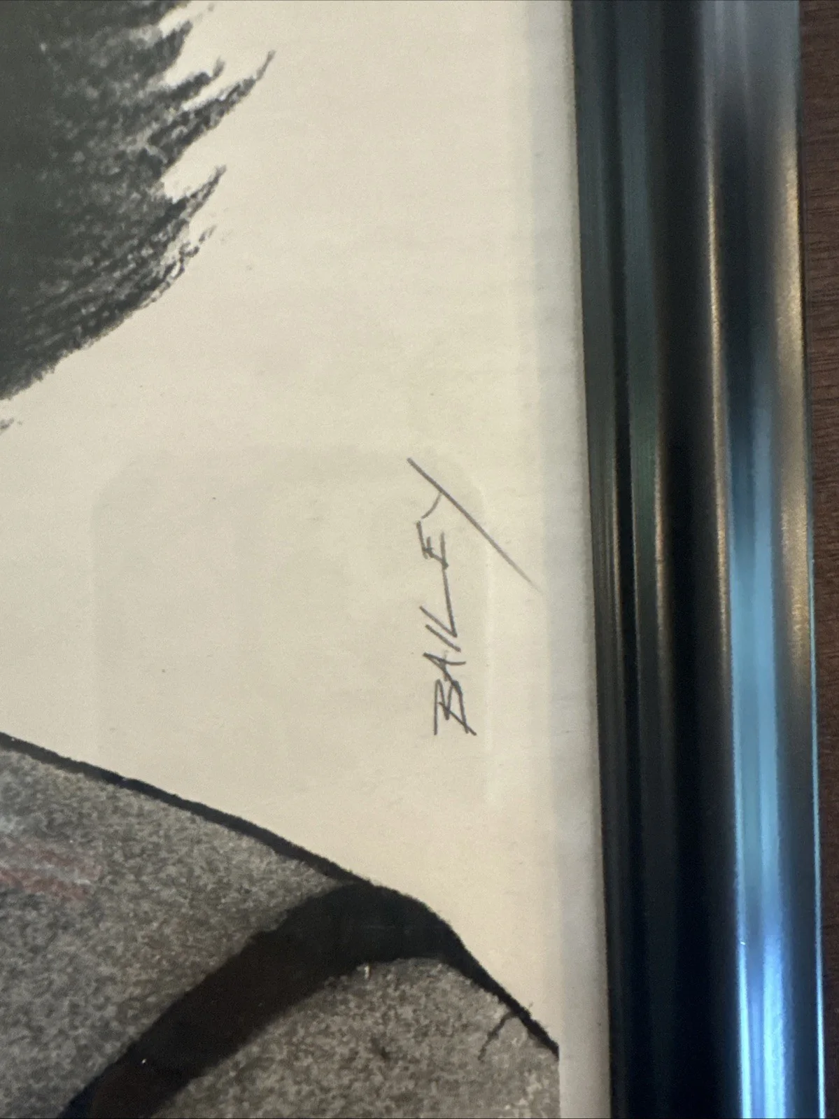 Framed drawing of Oprah Winfrey by artist Michael Bailey (ZEBRA). 12 X 15, изображение 5
