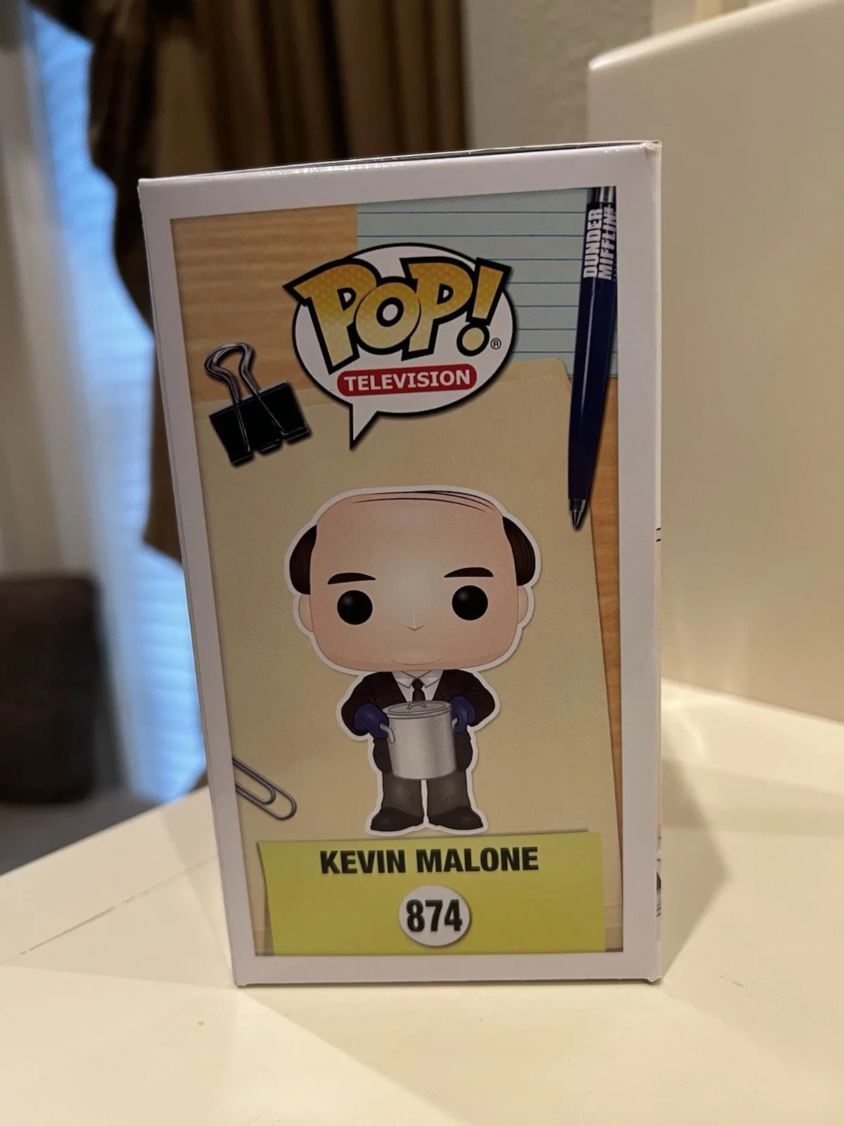 BRIAN BAUMGARTNER SIGNED KEVIN MALONE FUNKO POP 874 JSA COA THE OFFICE, image 4