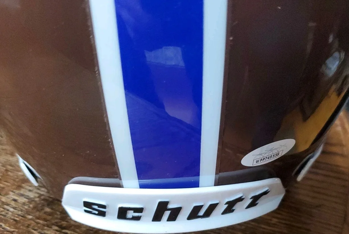 Henry Wrinkler — NICE Autographed Henry Winkler WaterBoy Football FS Helmet Coach Klein JSA COA, изображение 4