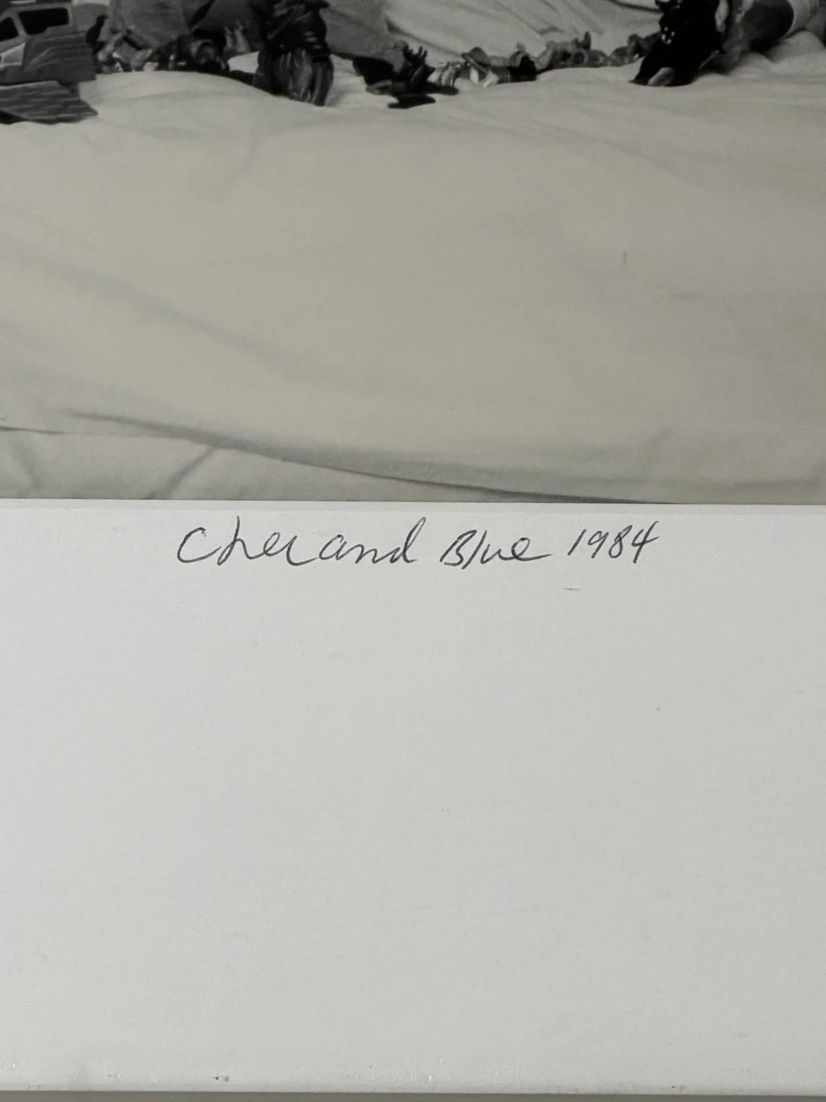Signed by Mark Sennet Limited Edition Photograph, Cher and Son, 1984 1/25, image 4