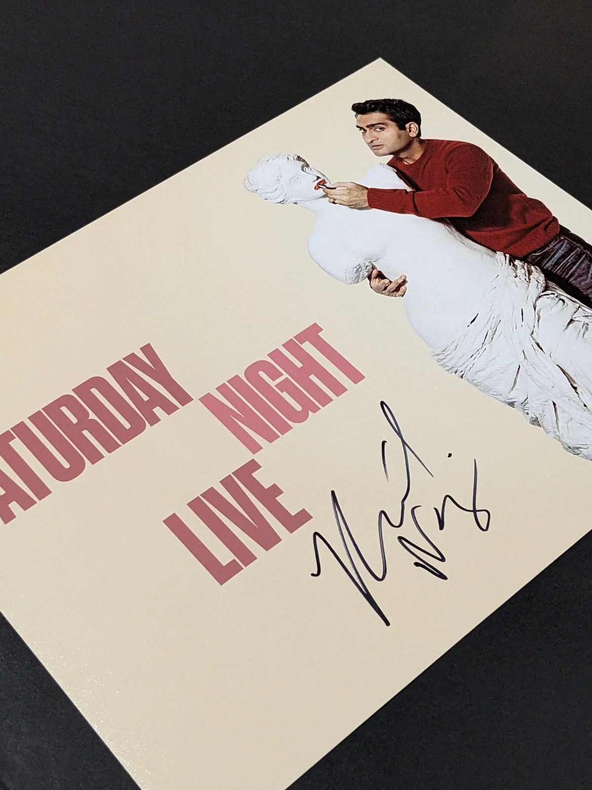 KUMNAIL NANJIANI signed 8x10" photo Silicon Valley PORTLANDIA actor AUTOGRAPH, изображение 3
