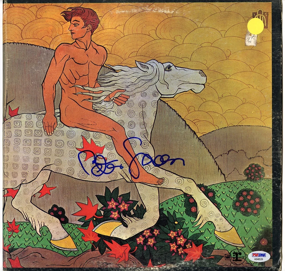 Peter Green — Peter Green Fleetwood Mac Signed Autograph Album Cover LP PSA/DNA