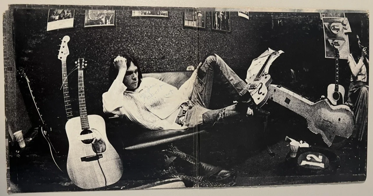 Neil Young Signed Lp Record With COA Original 1970 Album “After The Gold Rush”, image 3