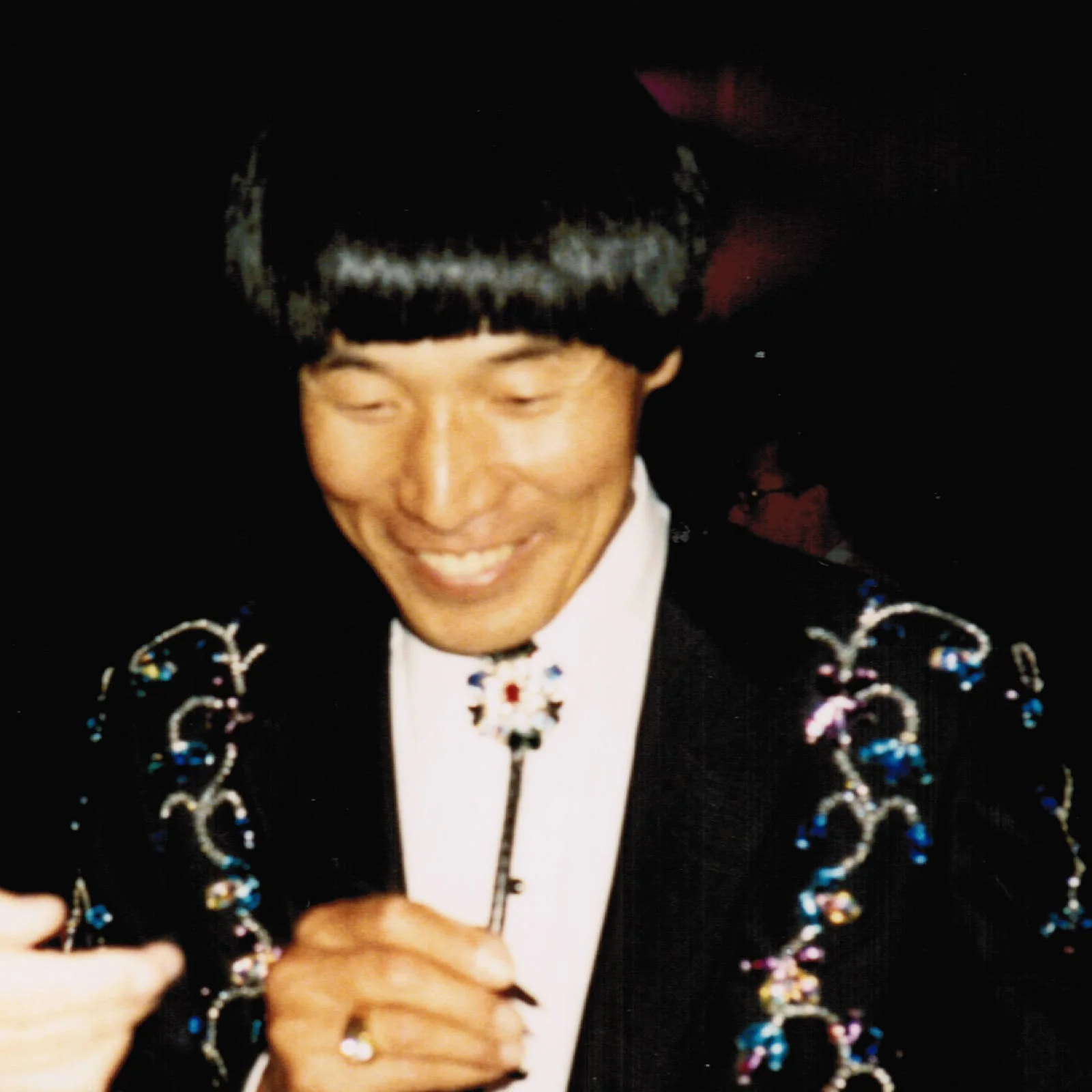 1992 Shoji Tabuchi Signed Autograph w/Fan Taken 3.5 x 3.5 OOAK Photo Ticket Stub, изображение 5