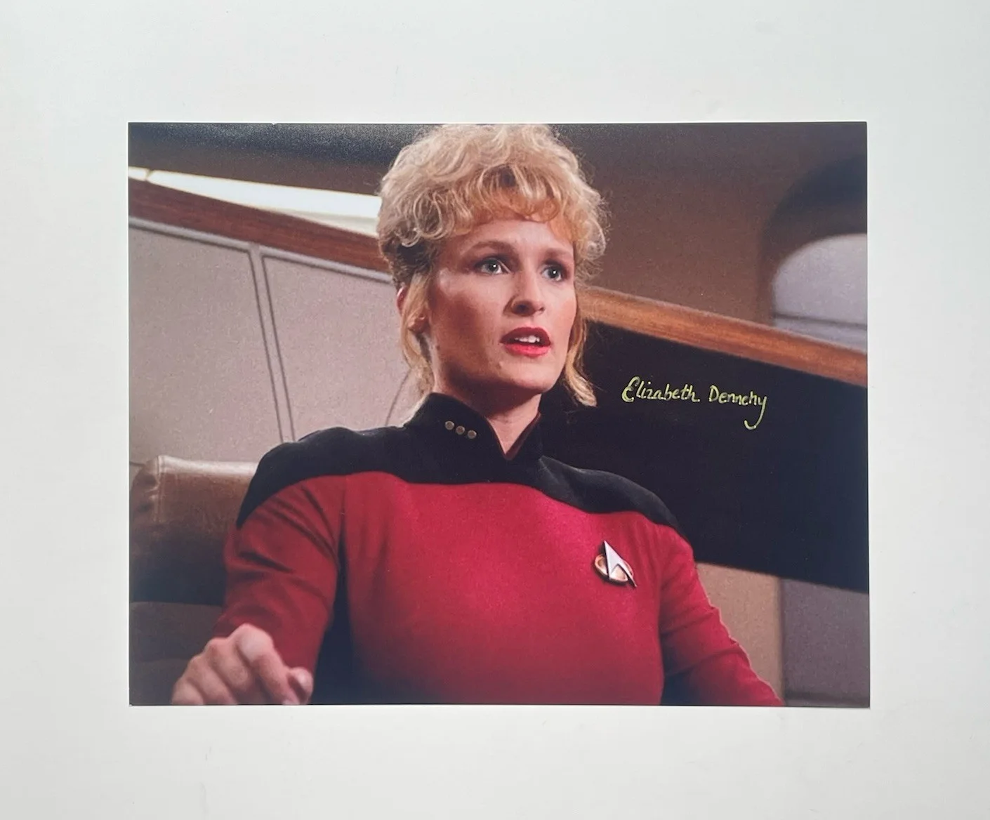 Elizabeth Dennehy — Elizabeth Dennehy Authentic Hand Signed 8x10 Photo Autograph, Star Trek