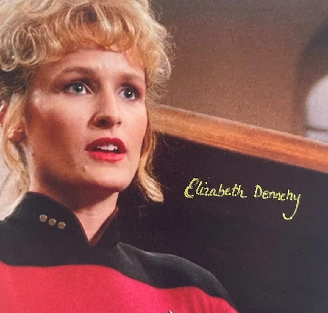 Elizabeth Dennehy — Elizabeth Dennehy Authentic Hand Signed 8x10 Photo Autograph, Star Trek, изображение 2