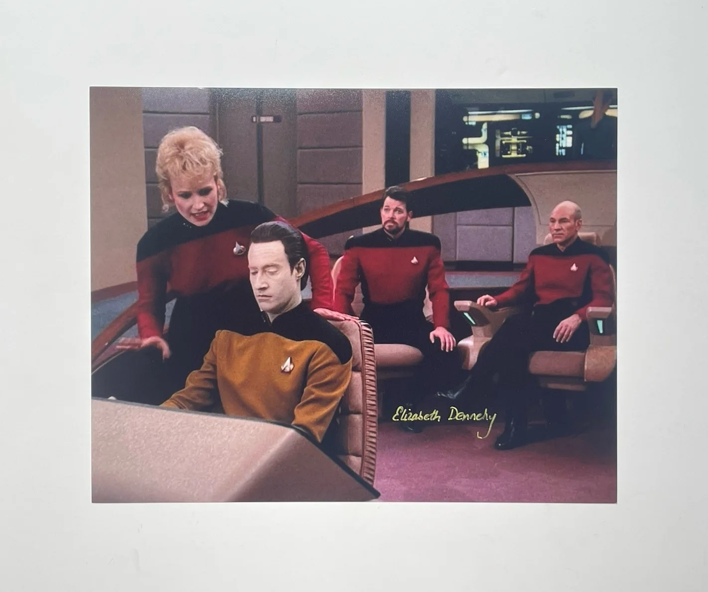 Elizabeth Dennehy — Elizabeth Dennehy Authentic Hand Signed 8x10 Photo Autograph, Star Trek