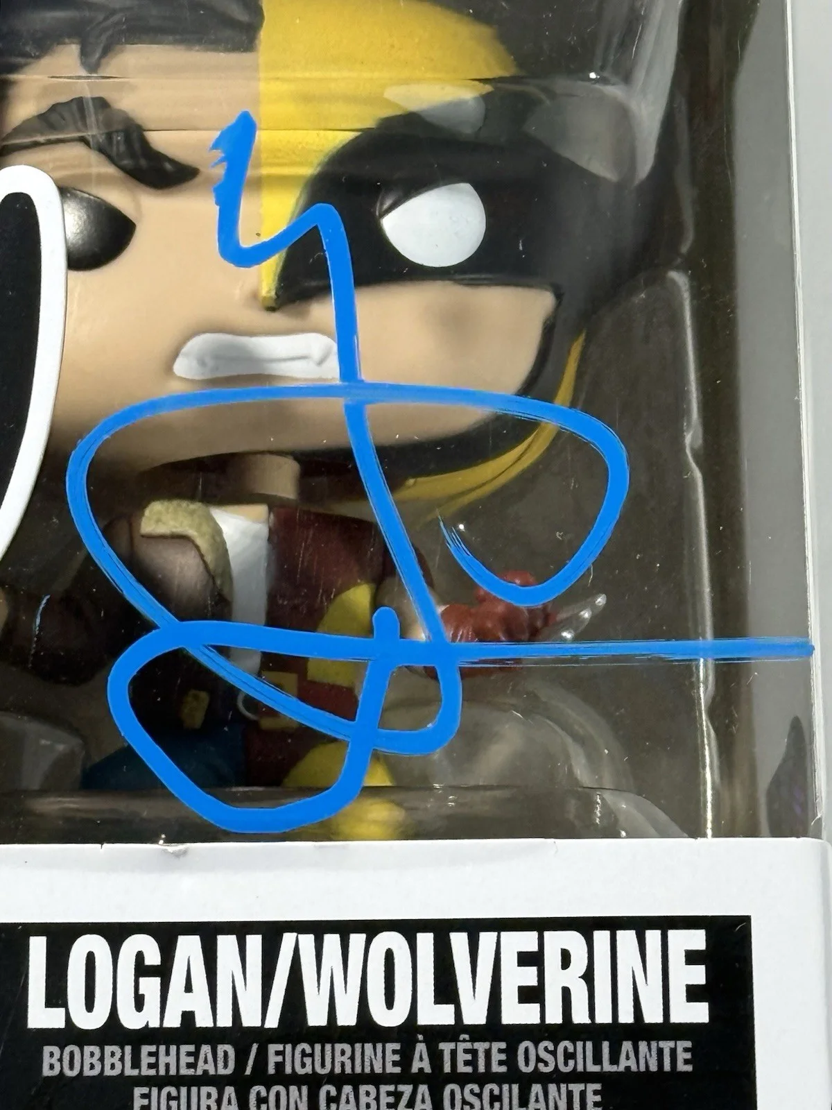 Hugh Jackman — Hugh Jackman signed Funko Pop Wolverine Logan 1433 beckett coa photo proof, image 2