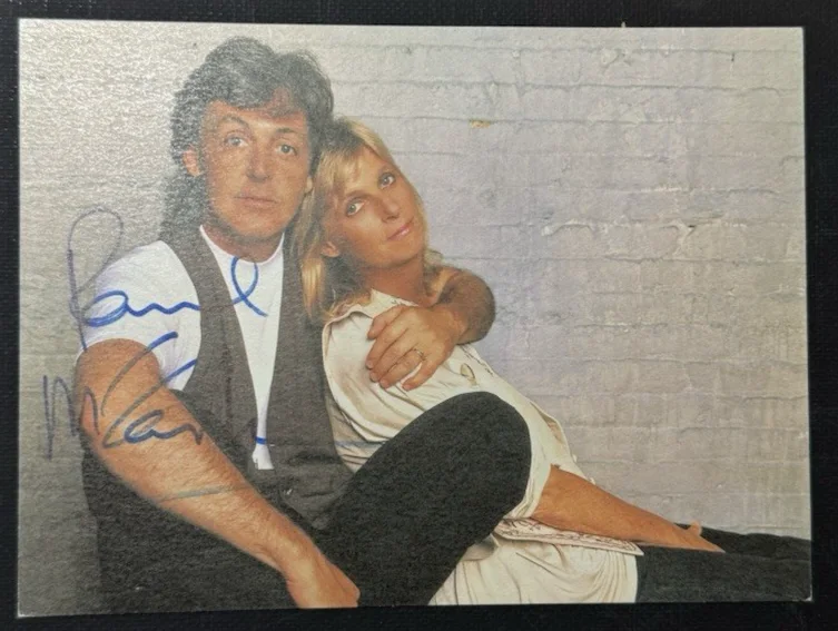 THE BEATLES PAUL MCCARTNEY SIGNED AUTOGRAPHED POSTCARD JSA AND FRANK CAIAZZO COA, image 2