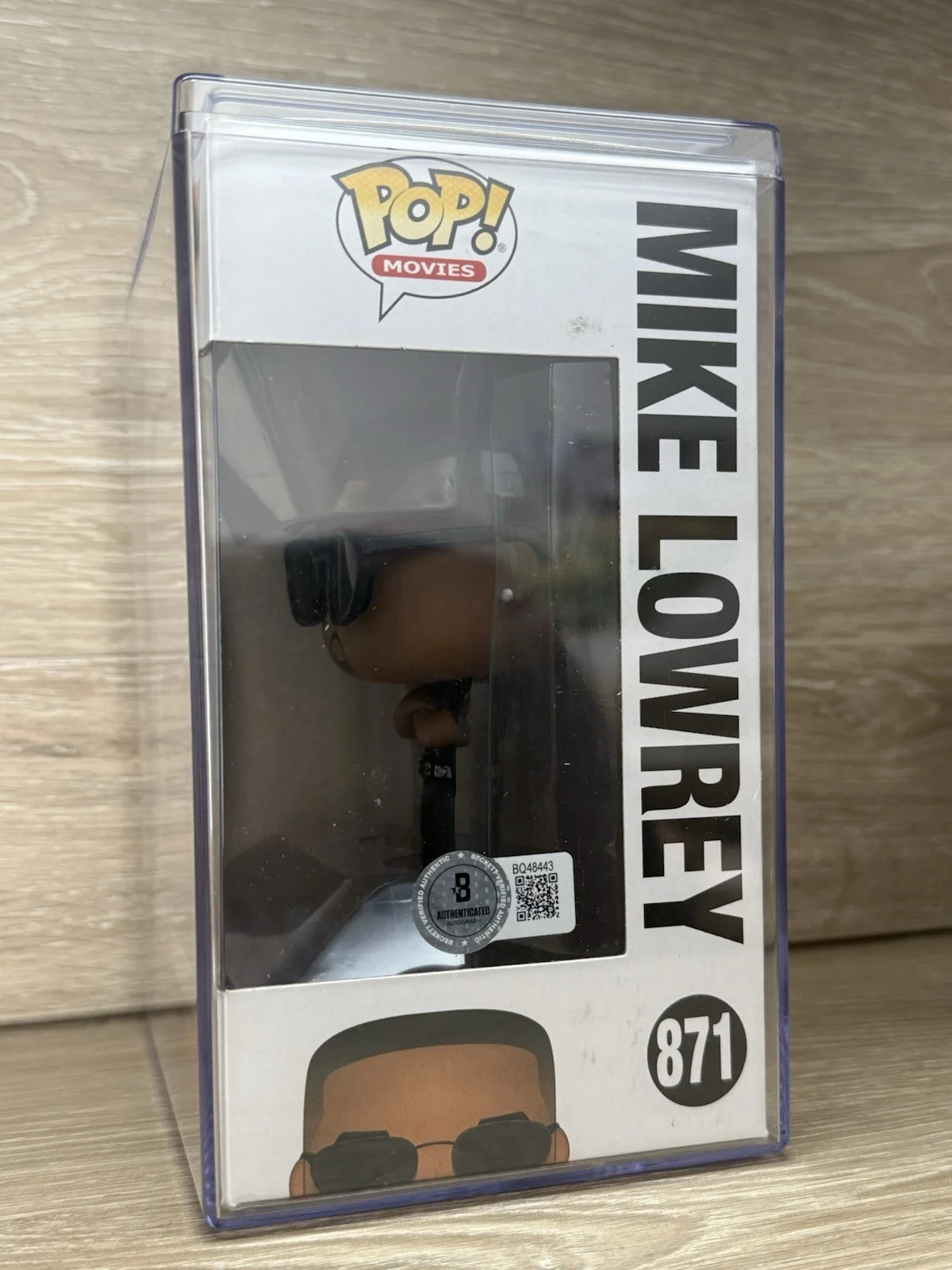 Will Smith Signed Mike Lowrey Bad Boys Funko Pop 871 Autographed Beckett COA, image 2