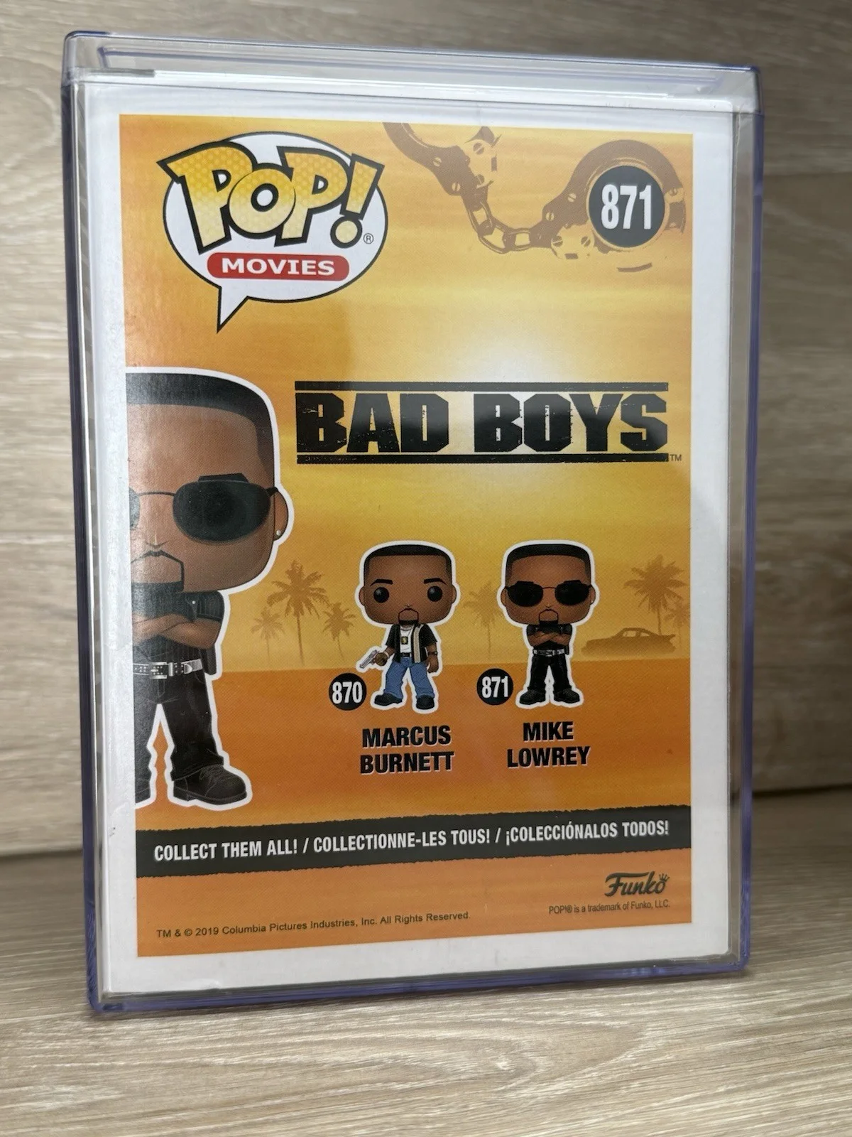 Will Smith Signed Mike Lowrey Bad Boys Funko Pop 871 Autographed Beckett COA, image 3