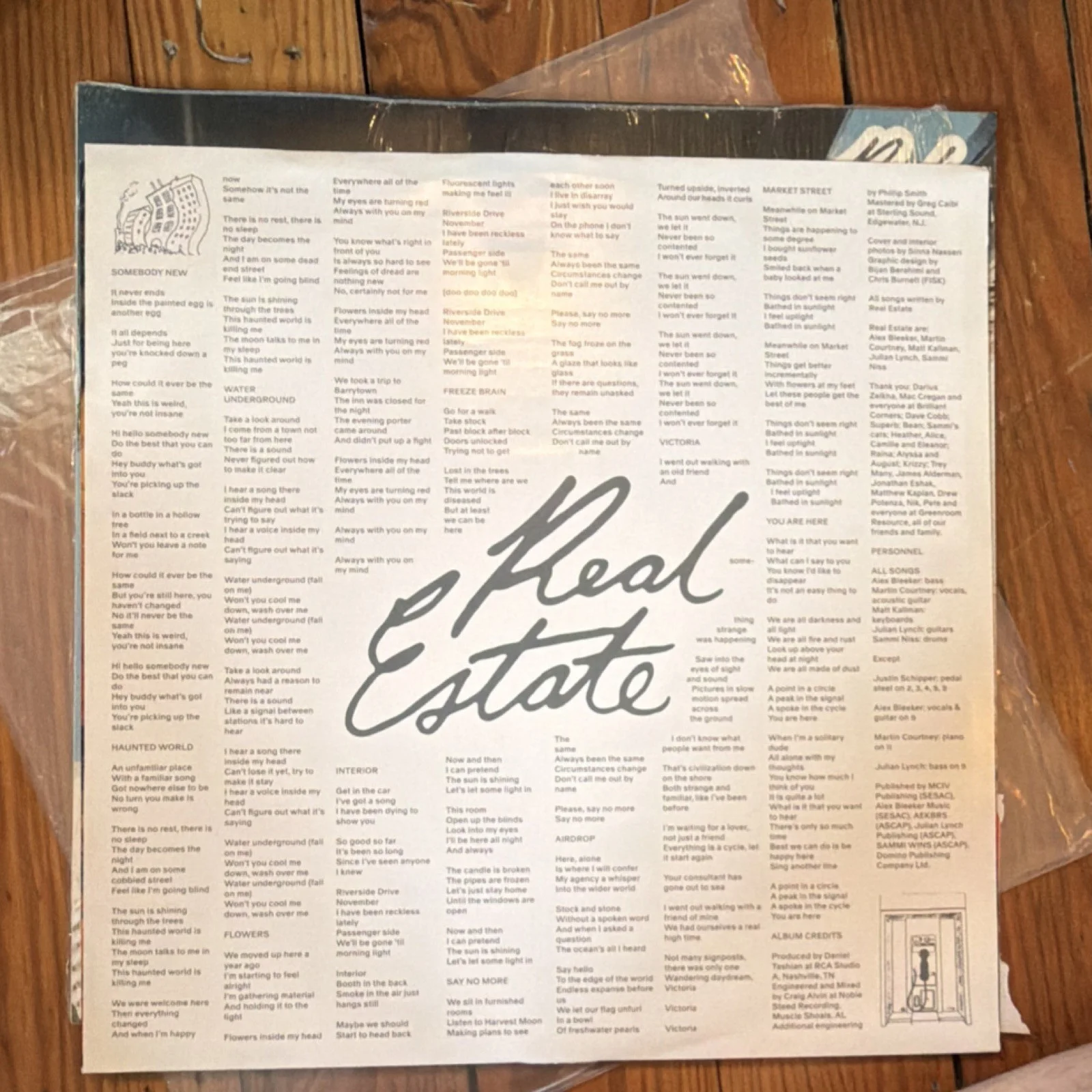 Real Estate Daniel Original Autographed Vinyl Record, image 3