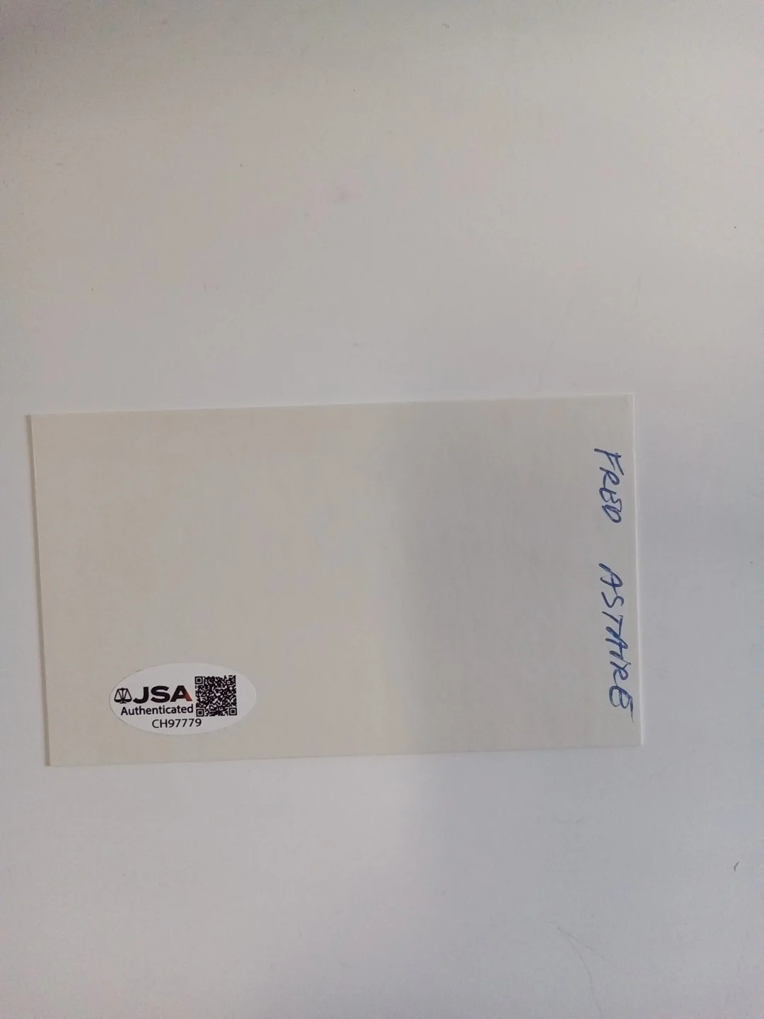 Fred Astaire Signed Cut Legenday Actor Dancer JSA Authenticated, image 3