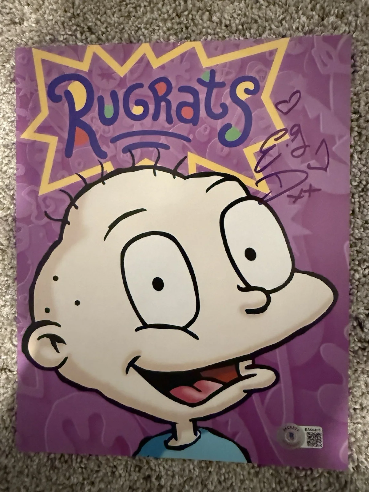 Eg Daily — EG Daily Signed 8x10 W/Beckett COA RUGRATS
