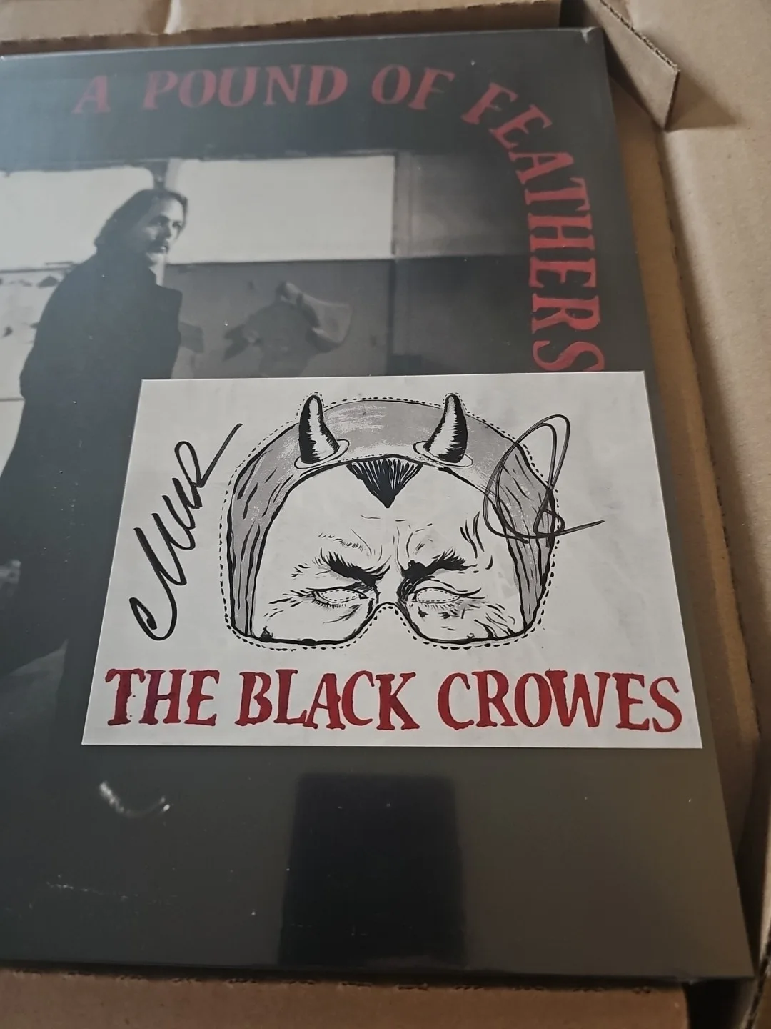 The Black Crowes SIGNED LP A Pound Of Feathers VINYL Record 2026 NEW, image 2