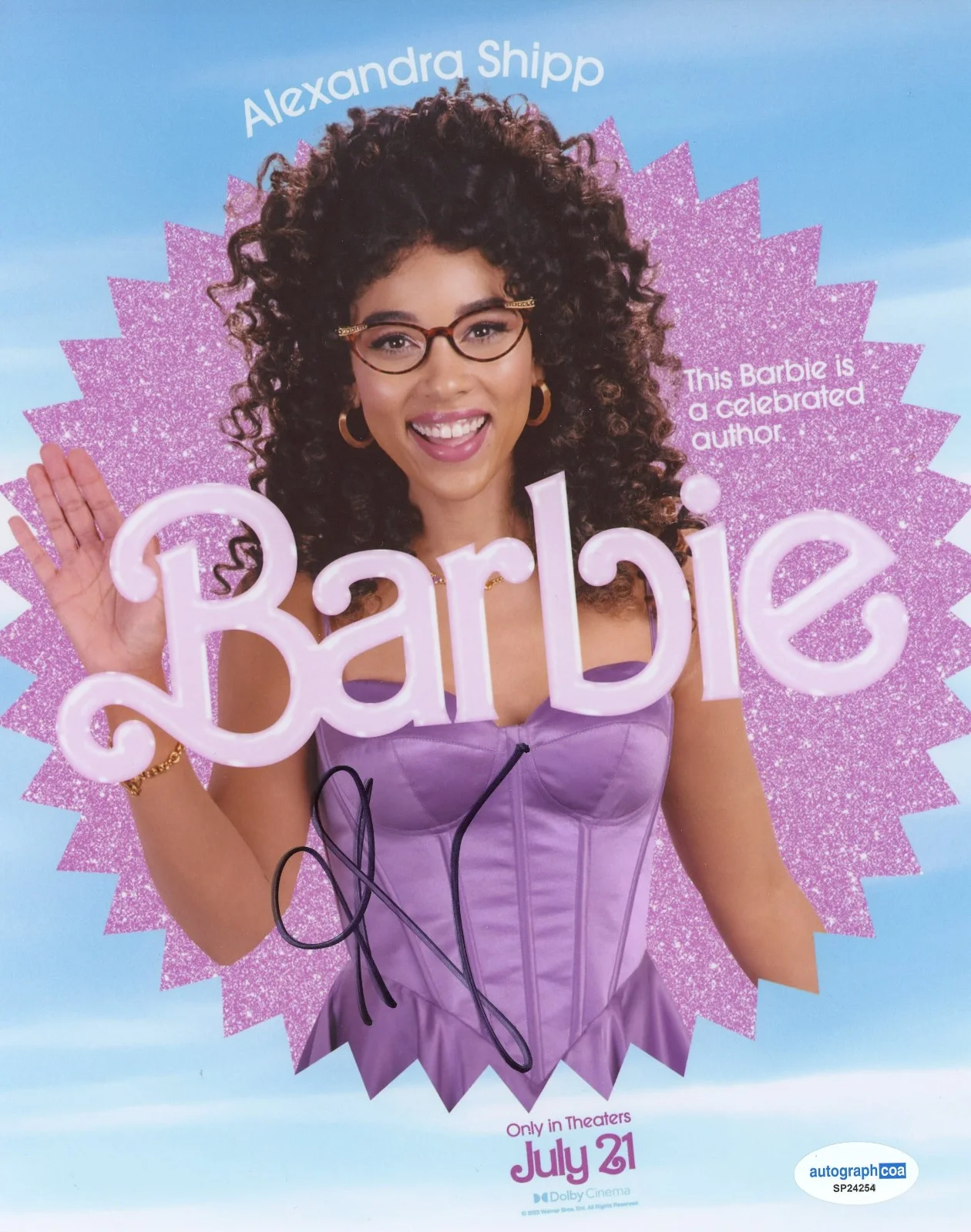 Amanda Seyfried — Alexandra Shipp Signed Autographed BARBIE 8x10 Photo ACOA A, изображение 2