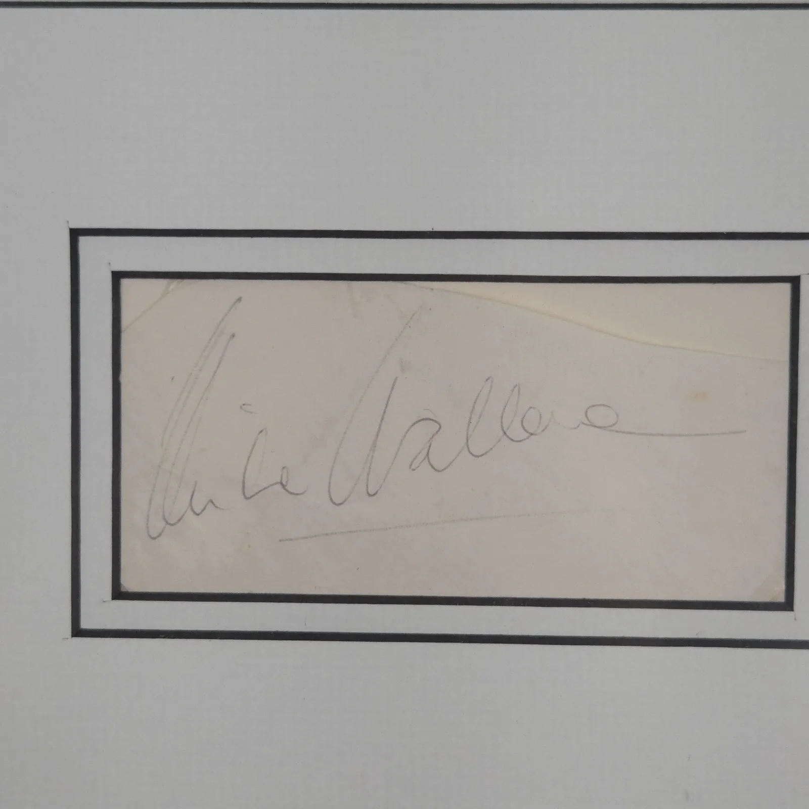 Mike Wallace CBS 60 Minutes Signed Autograph Framed Photo Display, image 3